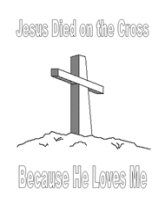 Free Bible Coloring Pages - Cross