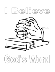 Free Bible Coloring Pages - Prayer
