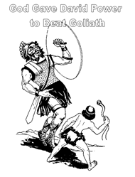Free Bible Coloring Pages - David
