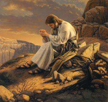 Christian Fasting: Jesus Praying in the Desert