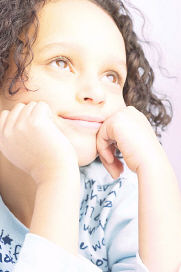 Children's Bible Activities girl daydreaming