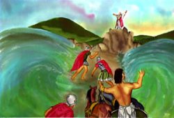 Bible story about Moses- Moses Parting The Red Sea