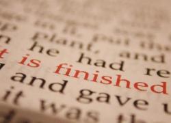 healing Bible study - Bible- it is finished