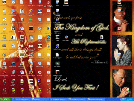 christian desktop walpaper Thinking of adding Christian desktop wallpaper to 