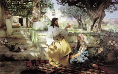 Mary Sitting At Jesus' Feet
