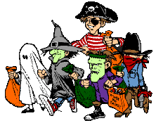 Christian Halloween Alternatives - Clip-art trick or treating