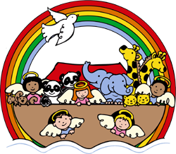 Children's Bible story noah's ark clip art